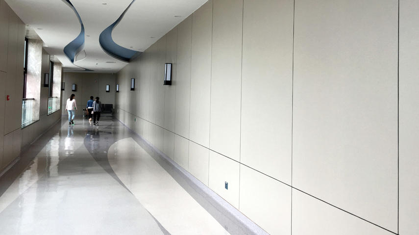 医院走廊墙