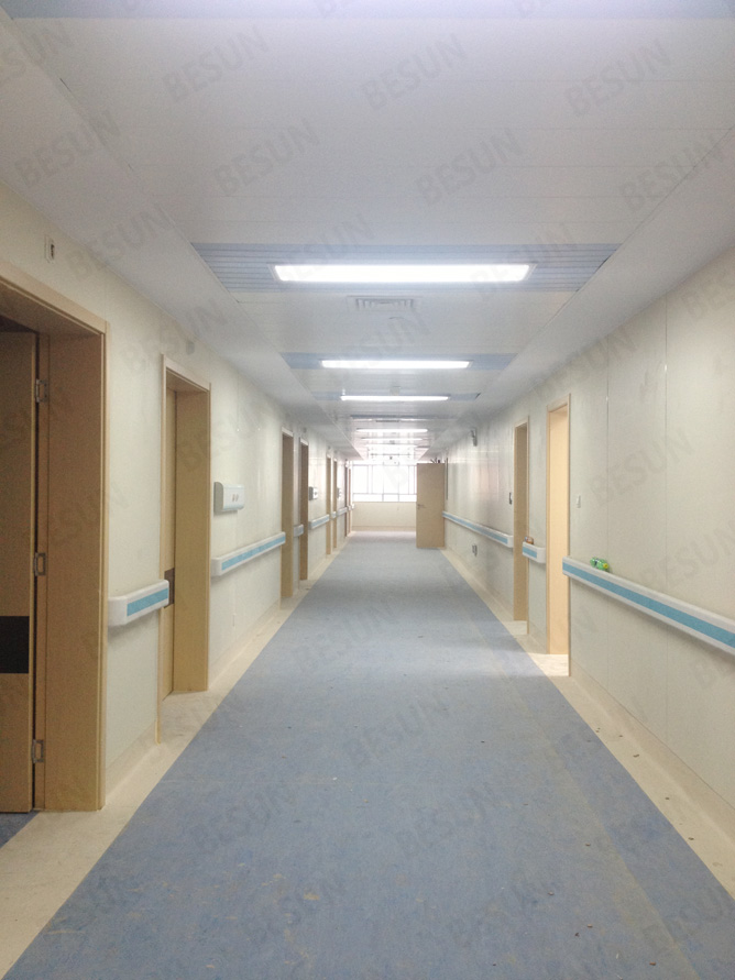 广州市南沙医院走廊墙